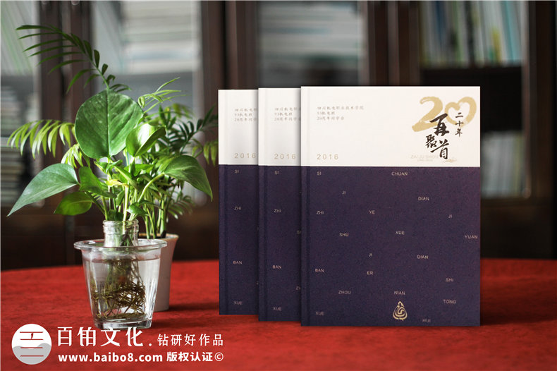 20周年同學(xué)聚會(huì)紀(jì)念冊(cè)-經(jīng)典同學(xué)會(huì)相冊(cè)樣本-四川機(jī)電職業(yè)技術(shù)學(xué)院