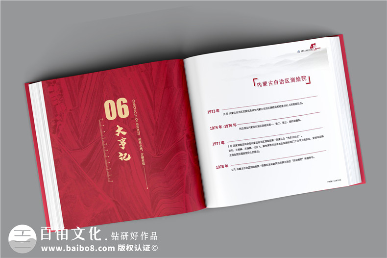 單位40周年紀(jì)念冊(cè)-測(cè)繪院企業(yè)40周年慶畫冊(cè)設(shè)計(jì)怎么做