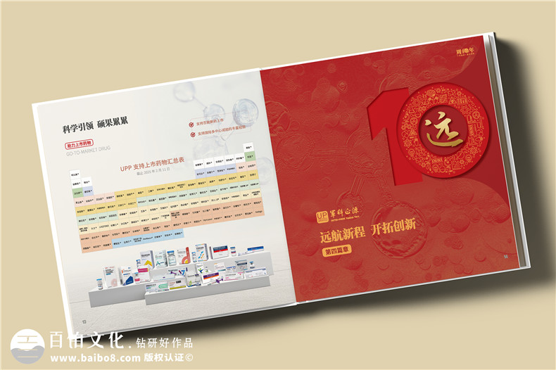 十載逐夢,郵幣載情--藥物研究公司10周年紀念郵冊定制