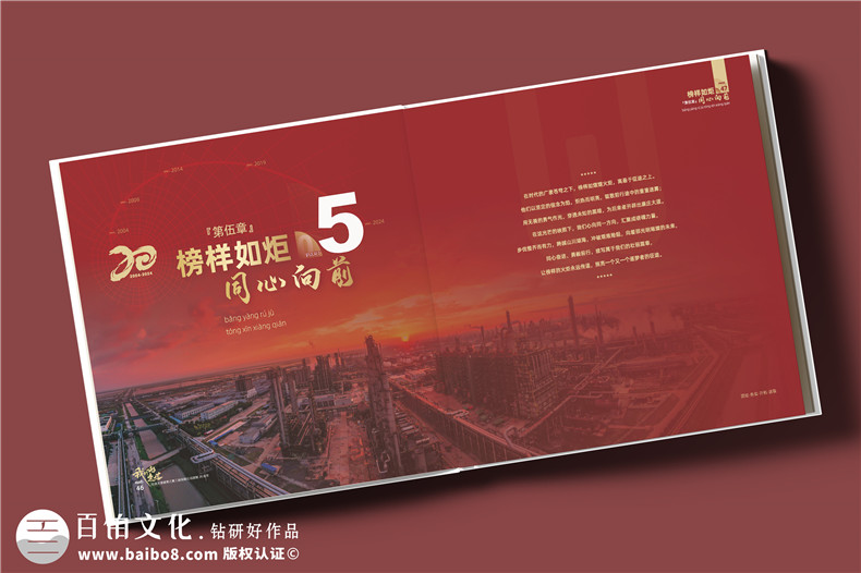 化工企業(yè)20周年紀念冊設計定制--鐫刻輝煌,展望未來?