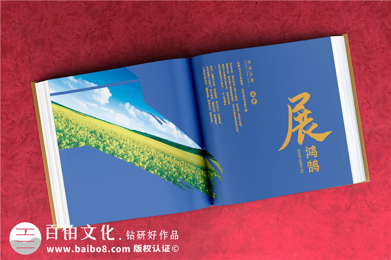 企業(yè)十周年影像紀念冊怎么做-用于宣傳的知名公司周年慶畫冊設(shè)計