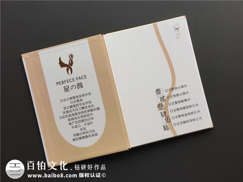 【整形美容醫(yī)院業(yè)務(wù)介紹手冊設(shè)計】美妝店項目（價格表）手冊制作