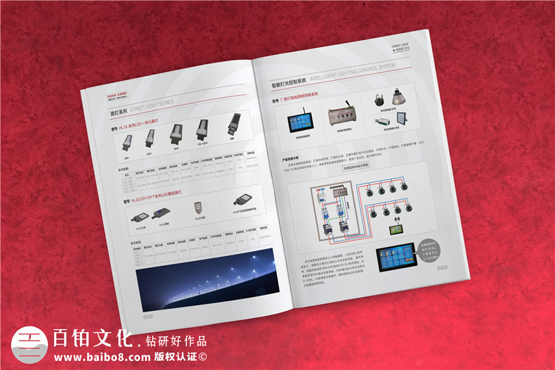 照明工程EPC專業(yè)服務商公司宣傳冊設計-智慧光電燈具產(chǎn)品樣本冊