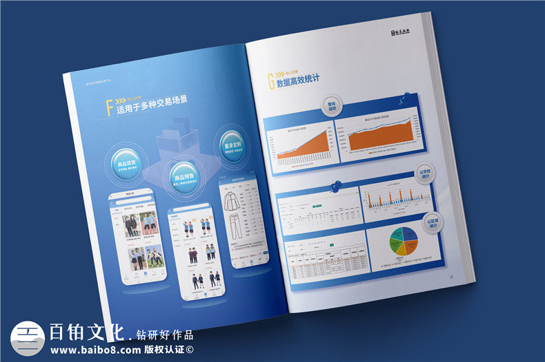 電商平臺(tái)簡(jiǎn)介宣傳冊(cè)設(shè)計(jì)-校服電商采購(gòu)平臺(tái)畫(huà)冊(cè)