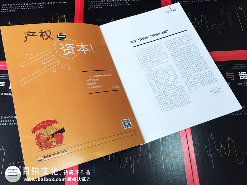 《產(chǎn)權(quán)與資本》企業(yè)內(nèi)刊設(shè)計(jì)-公司形象畫冊